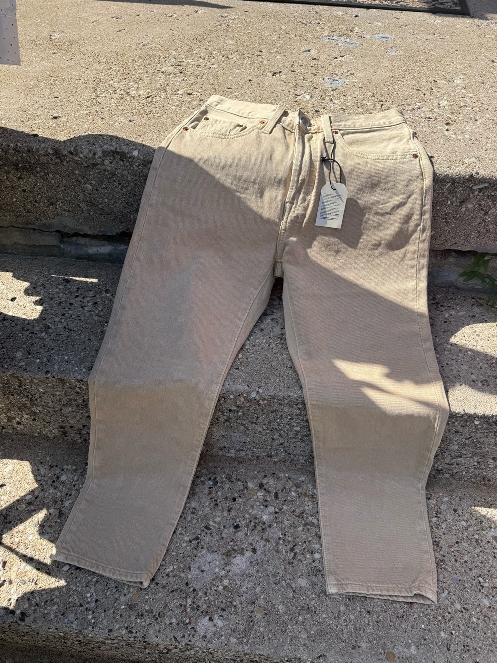 Levi's Men's Corduroy Pants in Light Beige